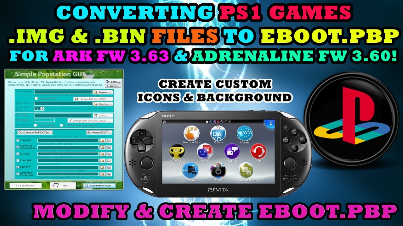 Convert Ps1 Iso To Eboot